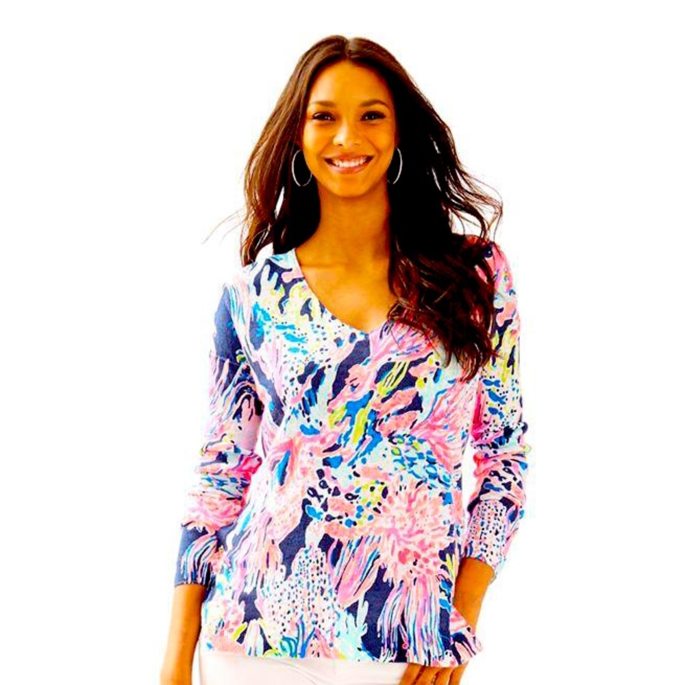 Lilly Pulitzer Liesel Linen Sweater